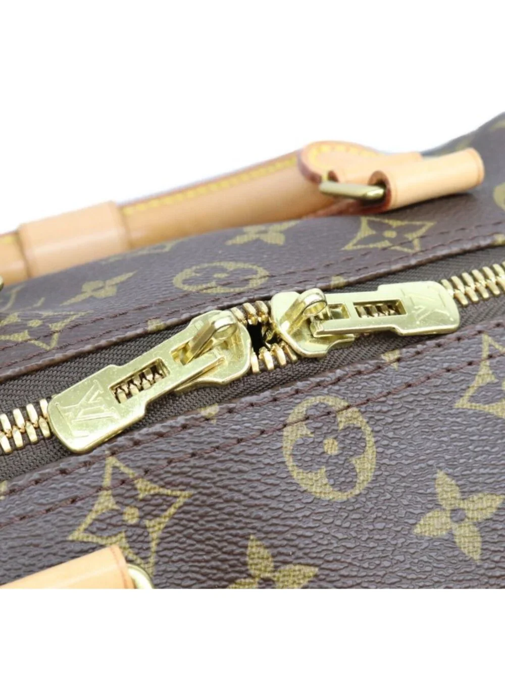 Louis Vuitton Brown Monogram Keepall 45 Boston Bag